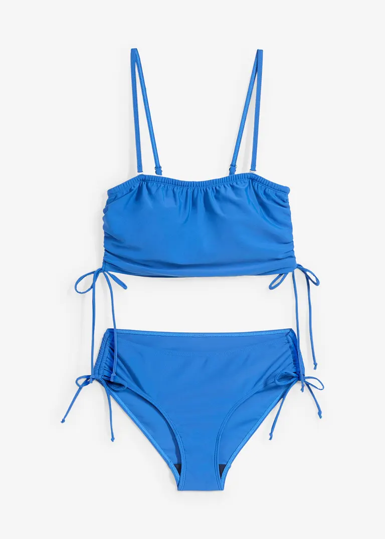 bonprix Femininer Bikini mit tollen Details - blau - Damen