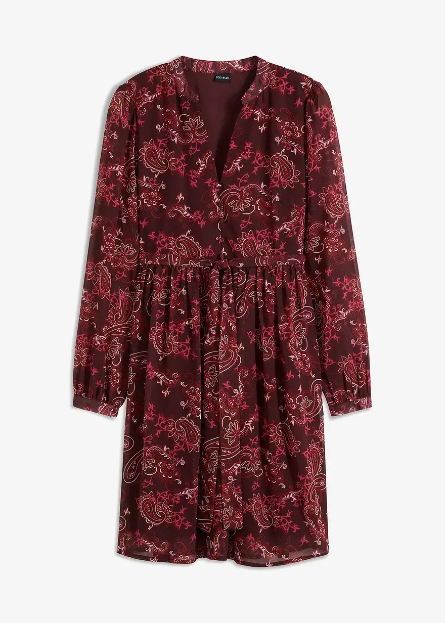 bonprix feminines Kleid mit modischem Druck - rot - Damen