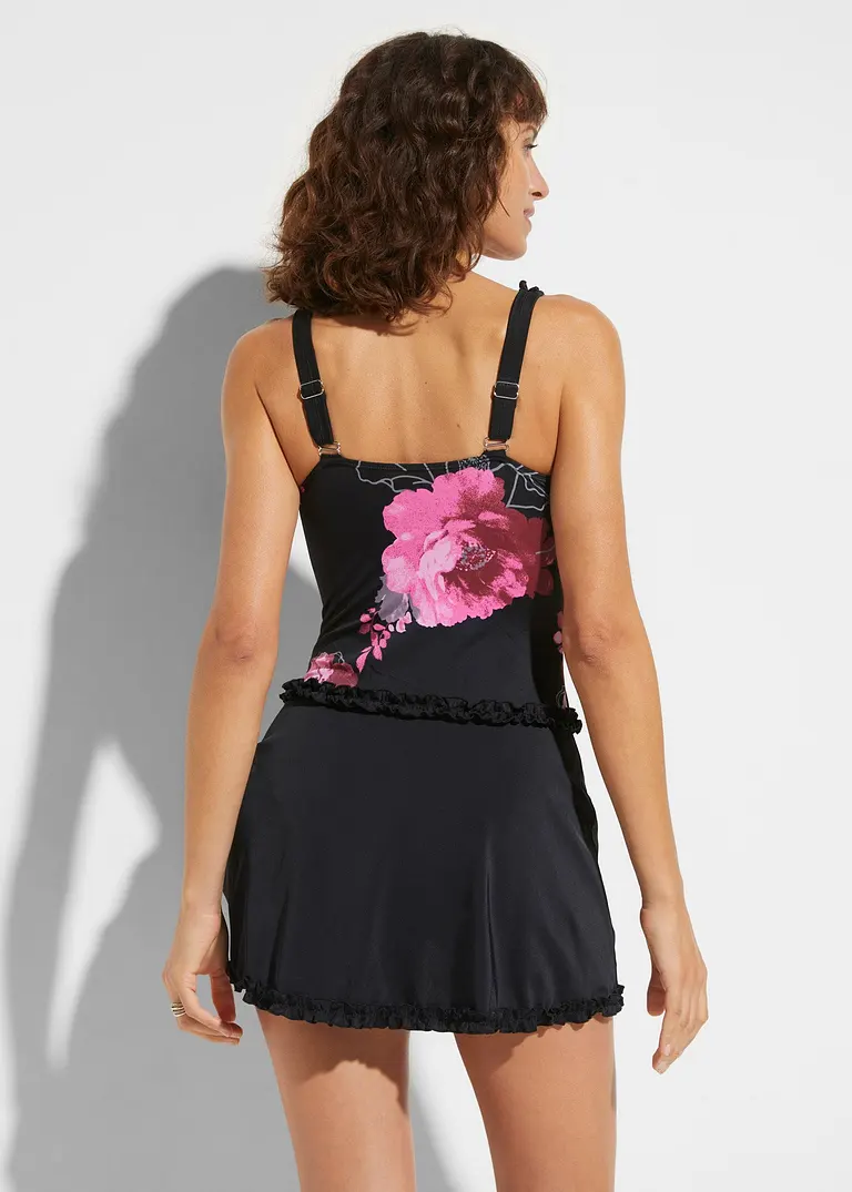 Bonprix Feminines Shape Badekleid Mit Blumigem Druck Aus Formgebendem Material Jedes Teil Ein Unikat