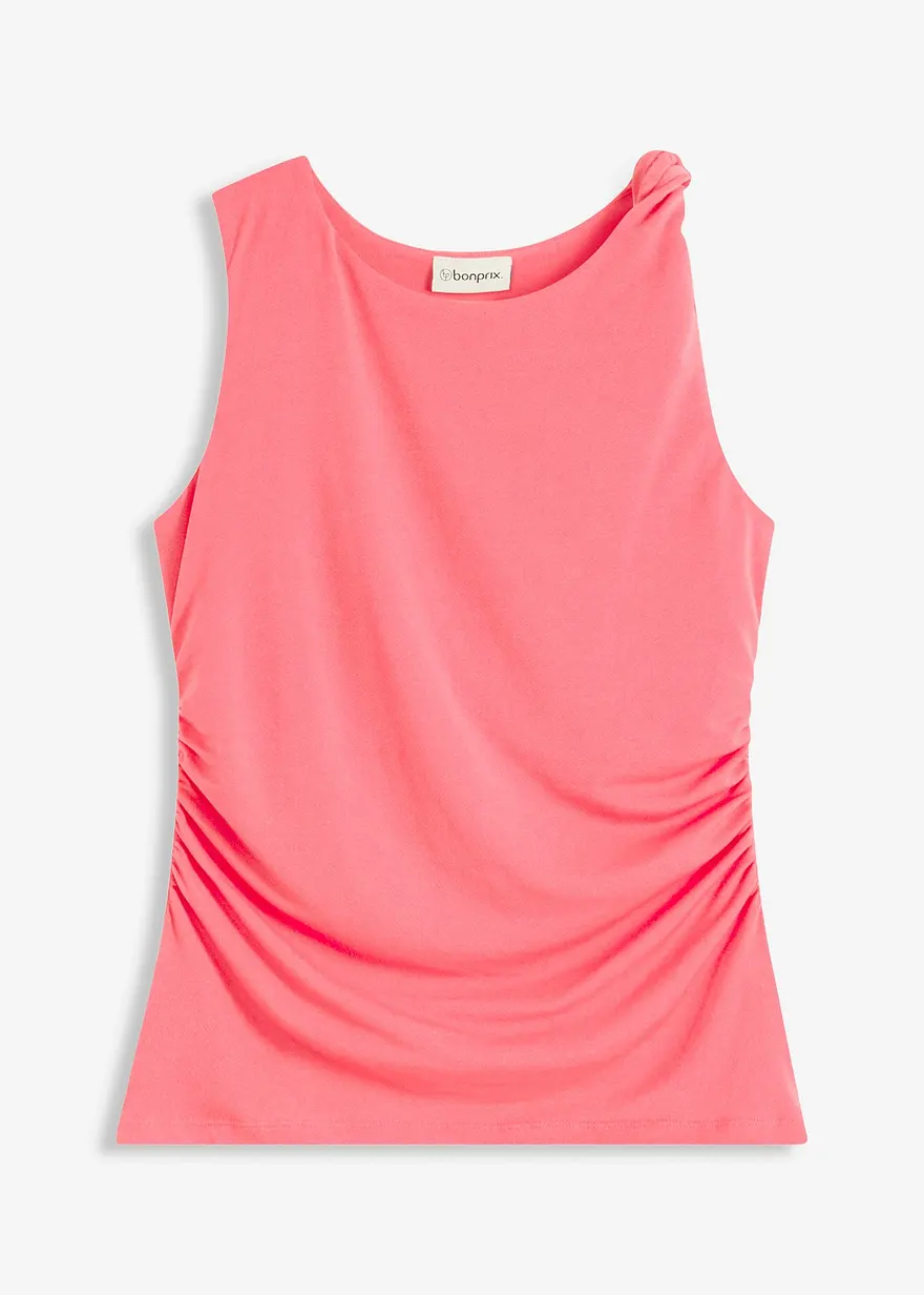 bonprix Feminines top mit extravaganten Trägern - pink - Damen