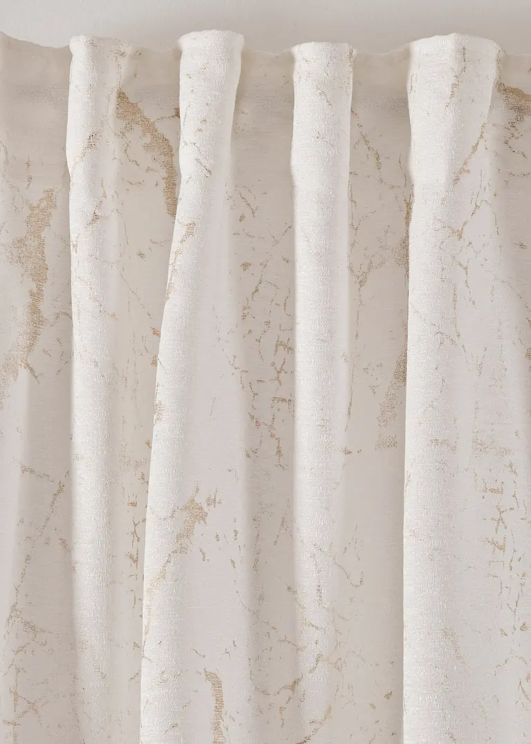 Bonprix Fensterschmuck In Edler Optik - Beige Multifunktionsband