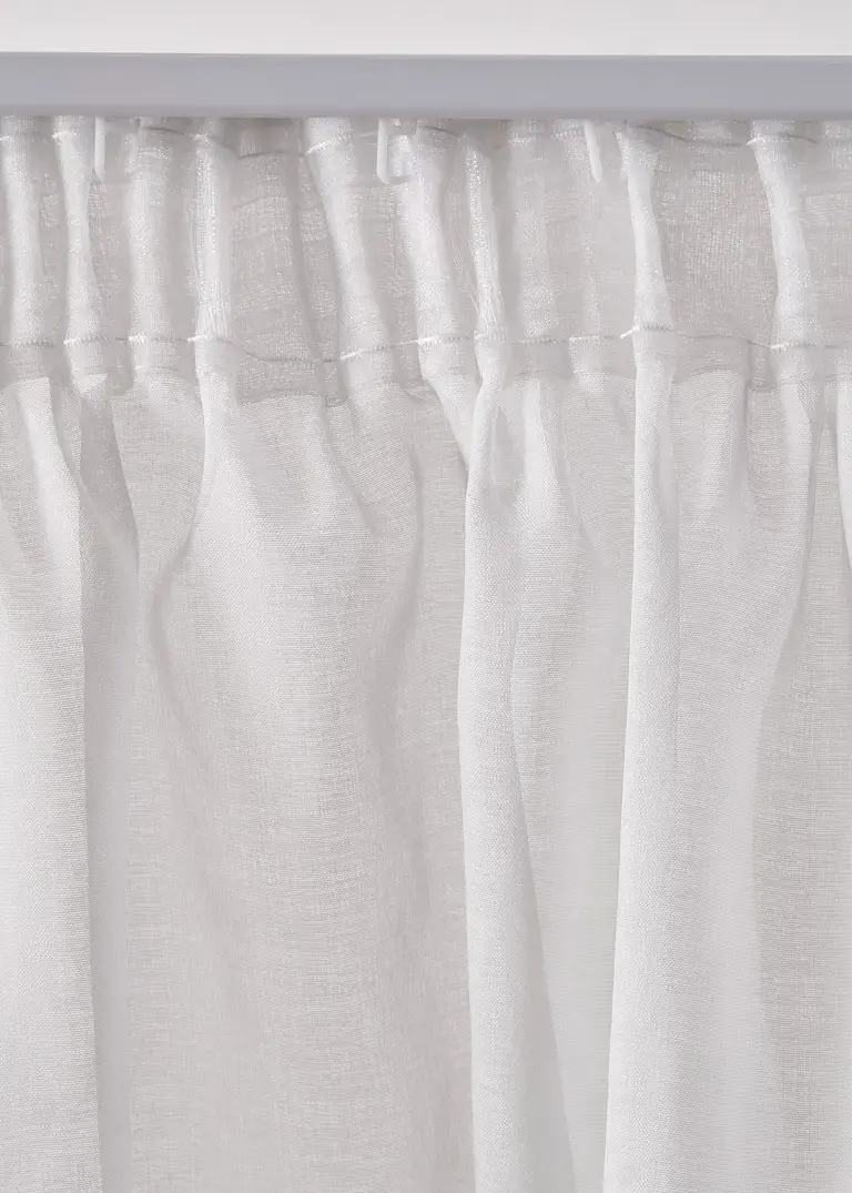 Bonprix Fertiggardine Mit Floralem Design - Weiß Multifunktionsband