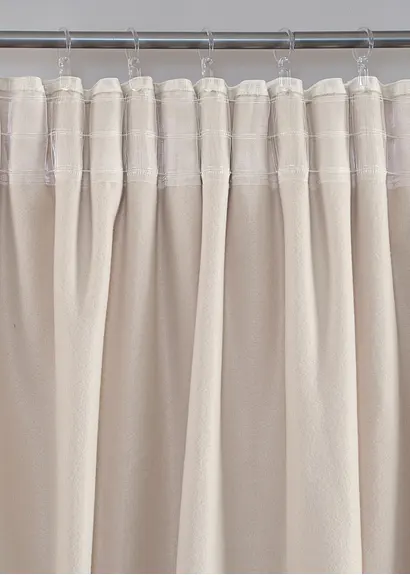 Bonprix Fertigvorhang Mit Schöner Struktur - Beige Multifunktionsband