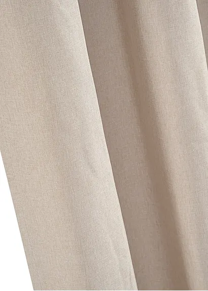 bonprix Fertigvorhang mit schöner Struktur - beige Multifunktionsband