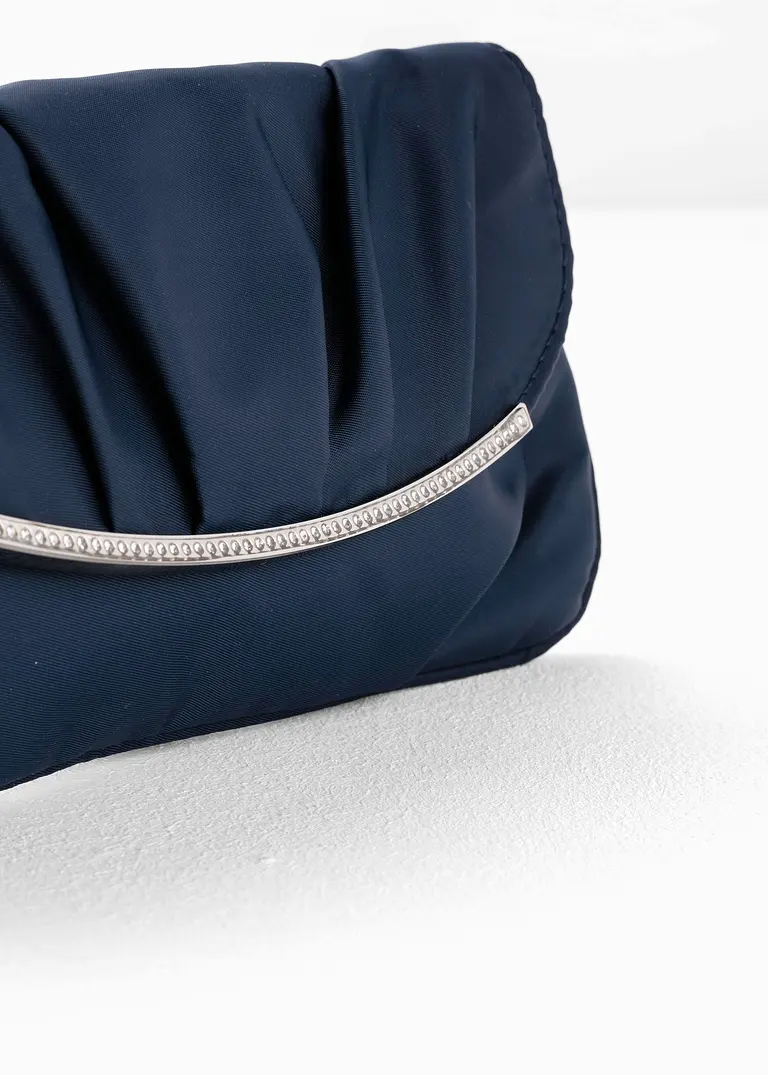 Bonprix Festlich Und Charmant: Clutch Mit Raffung - Blau