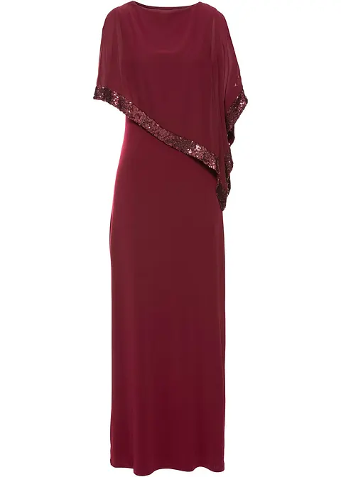 bonprix Festliches Abendkleid mit Volant - rot regular - Damen