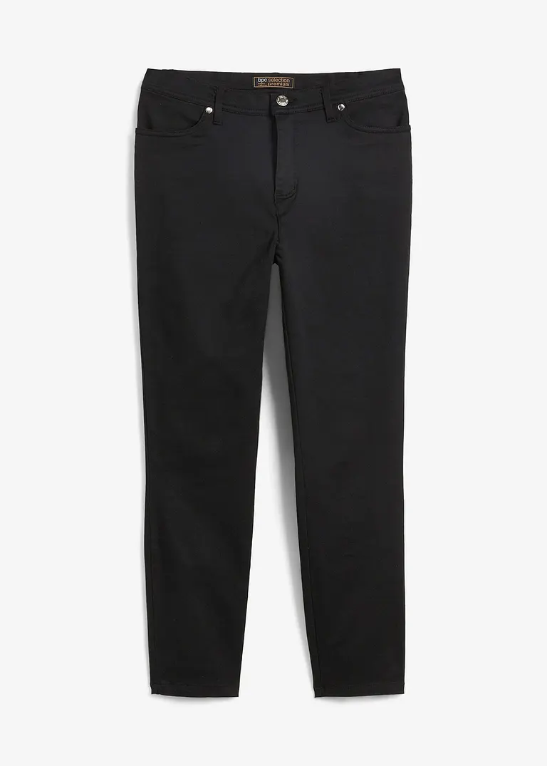 bonprix Figurbetonte Stretchhose in 7/8-Länge - schwarz - Damen