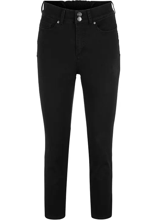 bonprix Figurformende Stretchjeans mit Push-up-Effekt und seitlichem Schlitz