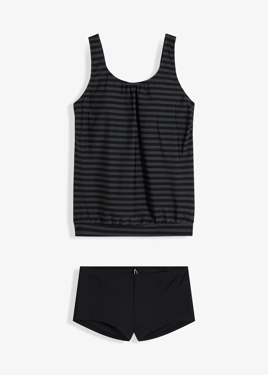bonprix Figurfreundlicher Oversize-Tankini in hübschem Streifendesign