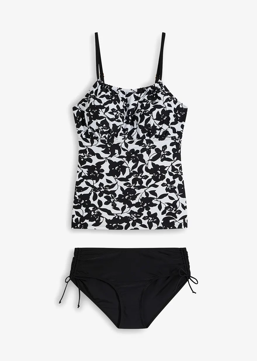 bonprix Figurschmeichelnder Tankini mit verstellbaren Trägern