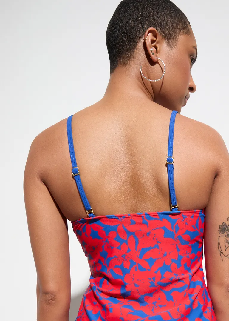 Bonprix Figurschmeichelnder Tankini Mit Verstellbaren Trägern