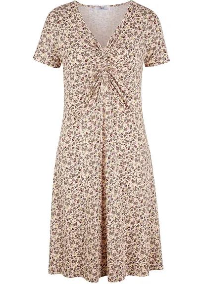 bonprix Figurschmeichelndes Kleid in fließender Viskose-Stretch-Qualität