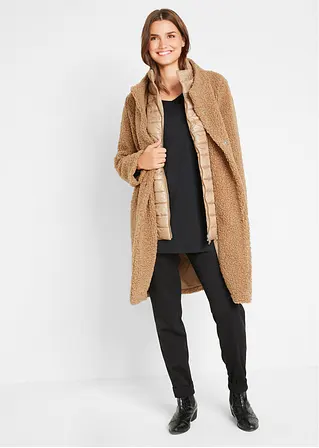 Bonprix Figurschmeichelndes Longshirt In A-Linie Mit Dekorativen Knöpfen