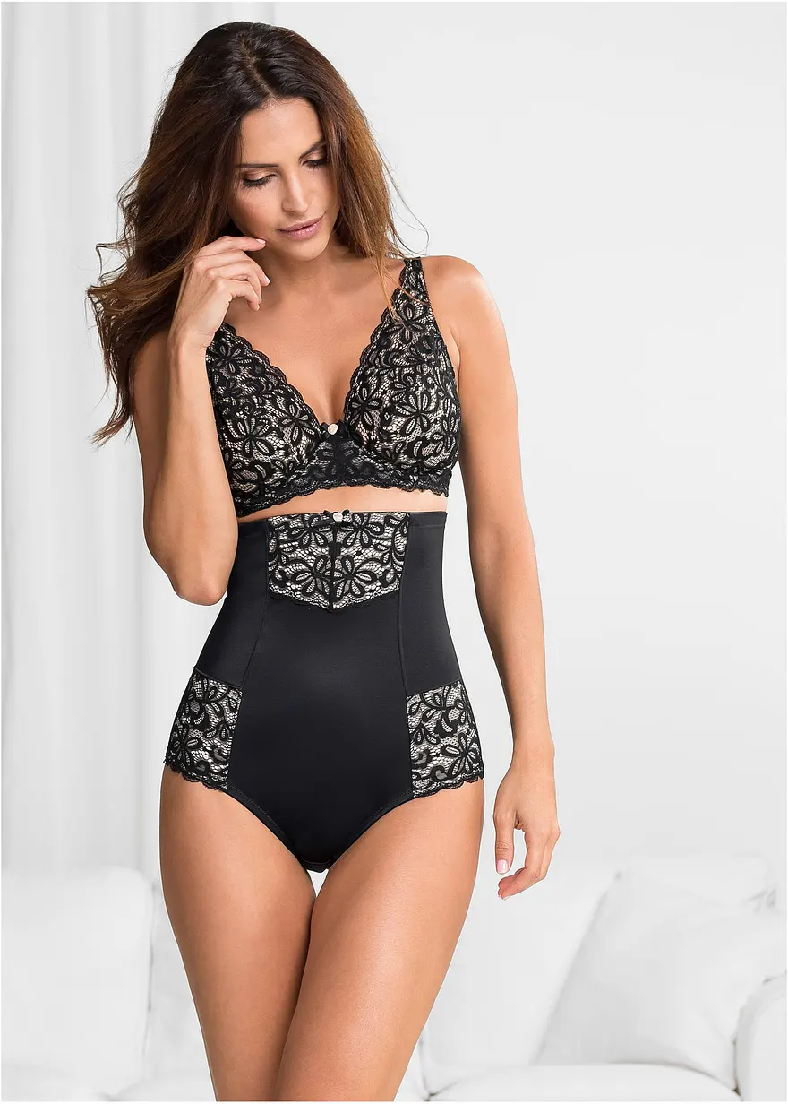 Bonprix Formgebender Shape Slip Mit Spitzeneinsätzen Und Starker Formkraft