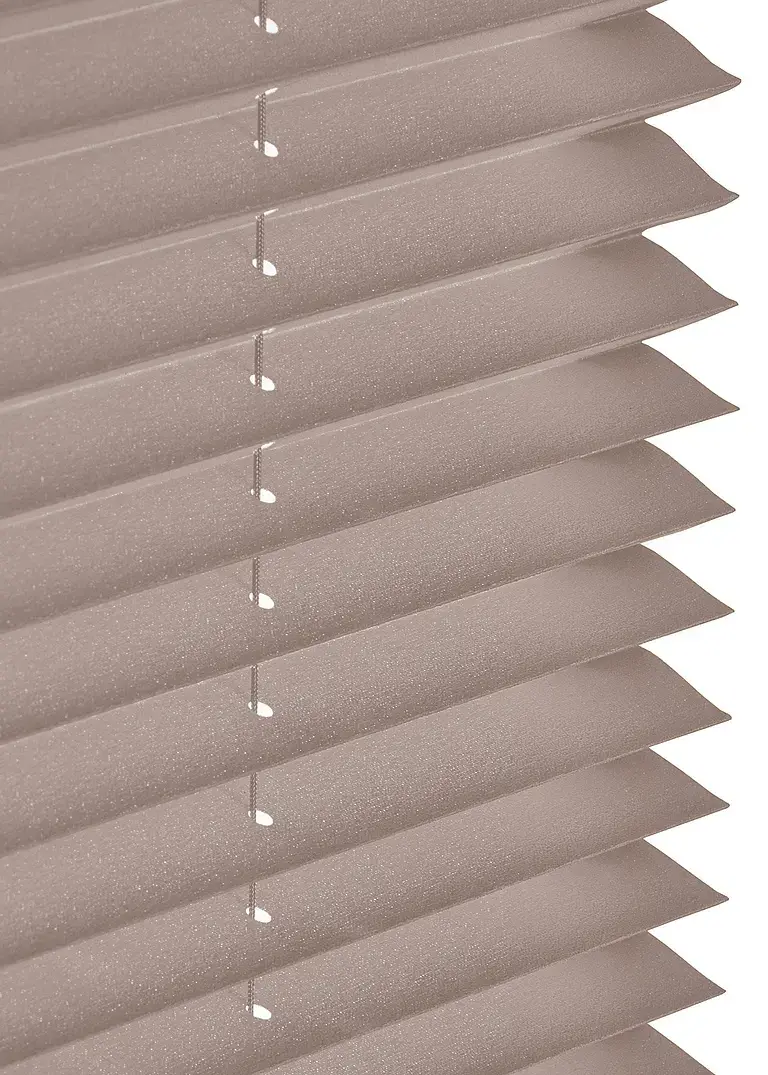 Bonprix Freihängendes Plissee-Rollo Mit Klettband - Braun