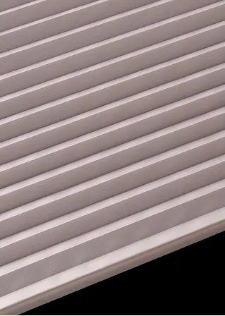 Bonprix Freihängendes Plissee-Rollo Mit Klettband - Grau