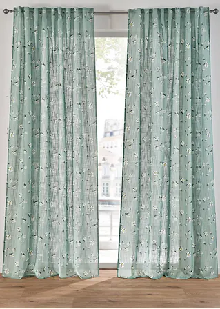 bonprix Frischer Blumendruck - grün Multifunktionsband