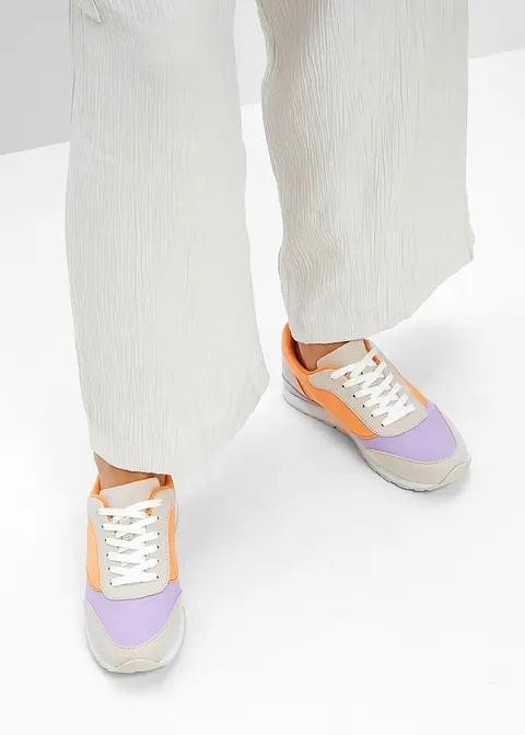 Bonprix Frühlingshafter Sneaker Im Sportiven Look - Beige