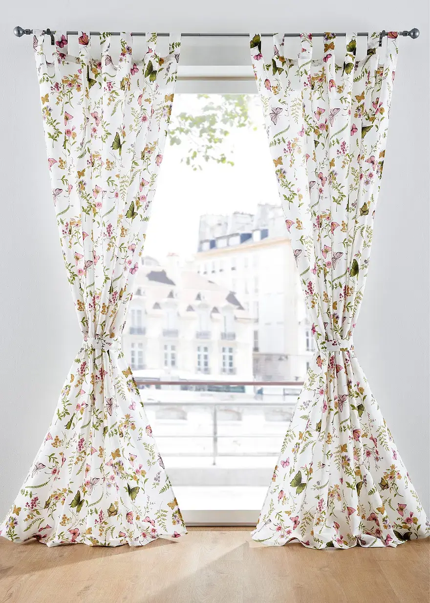 bonprix Frühlingsstimmung auf hochwertiger Qualität - beige Schlaufen