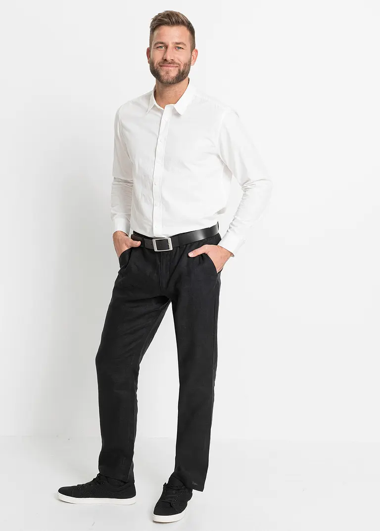 Bonprix Für Den Bequemen Smart-casual-Look - Schwarz - Herren