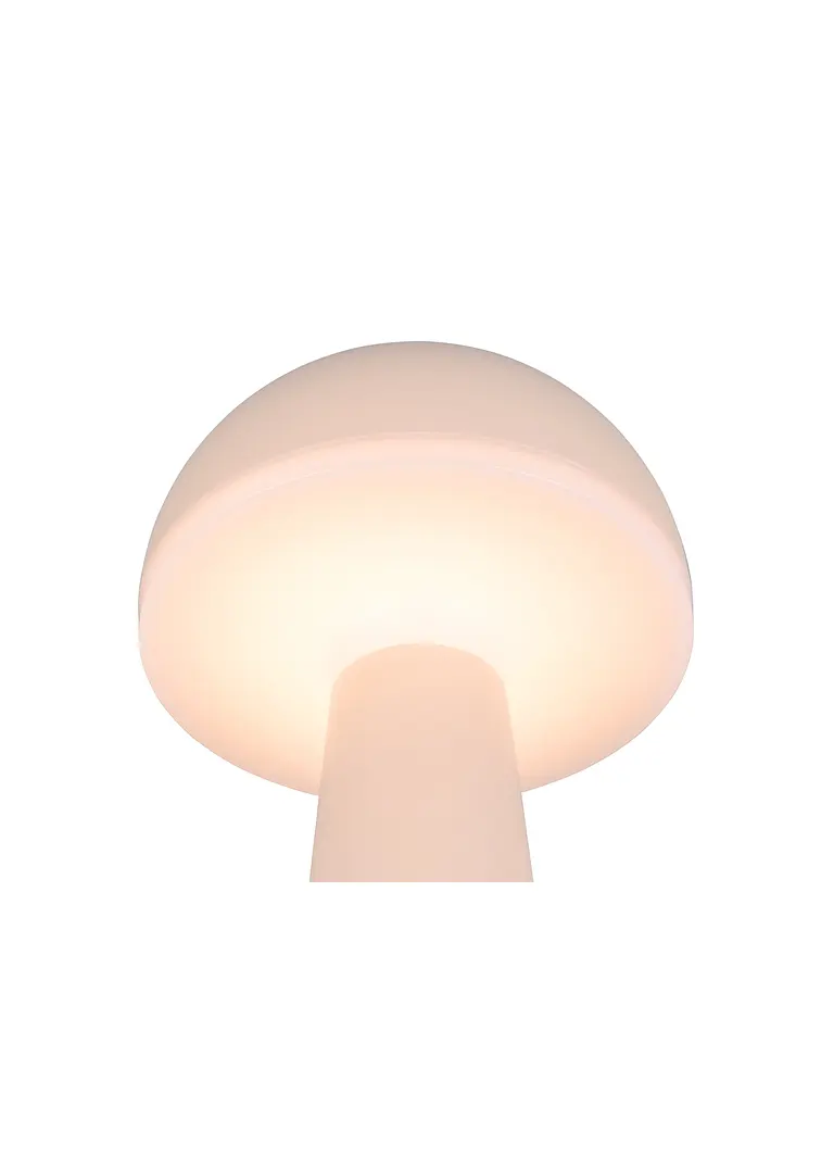 Bonprix Für In-und Outdoor: Akku Tischleuchte In Pilzform - Beige