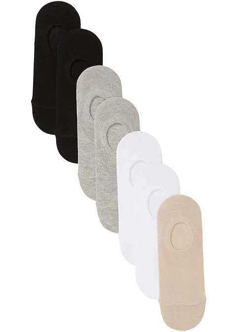 bonprix Füßlinge mit Silikonstreifen in der Ferse für perfekten Halt