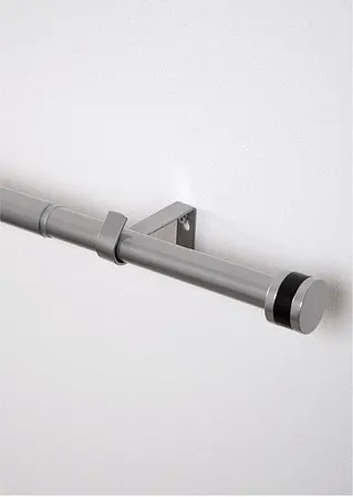 bonprix Gardinenstange mit zeitlosem Endstück - silber 1-läufig