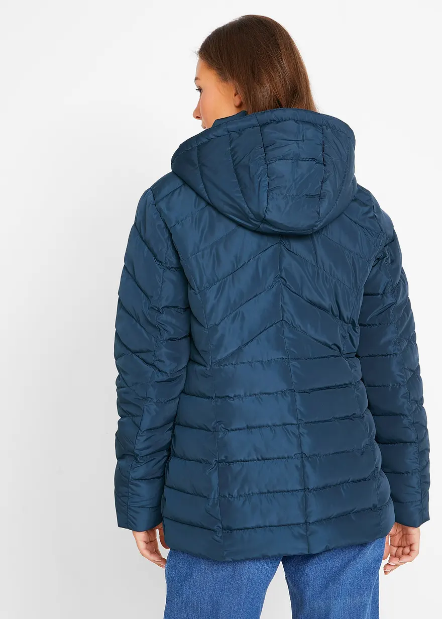 Bonprix Gefütterte Outdoorjacke Mit Seitlichen Eingriffstaschen Und Kapuze