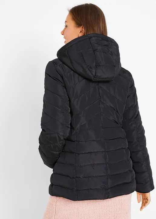 Bonprix Gefütterte Outdoorjacke Mit Seitlichen Eingriffstaschen Und Kapuze