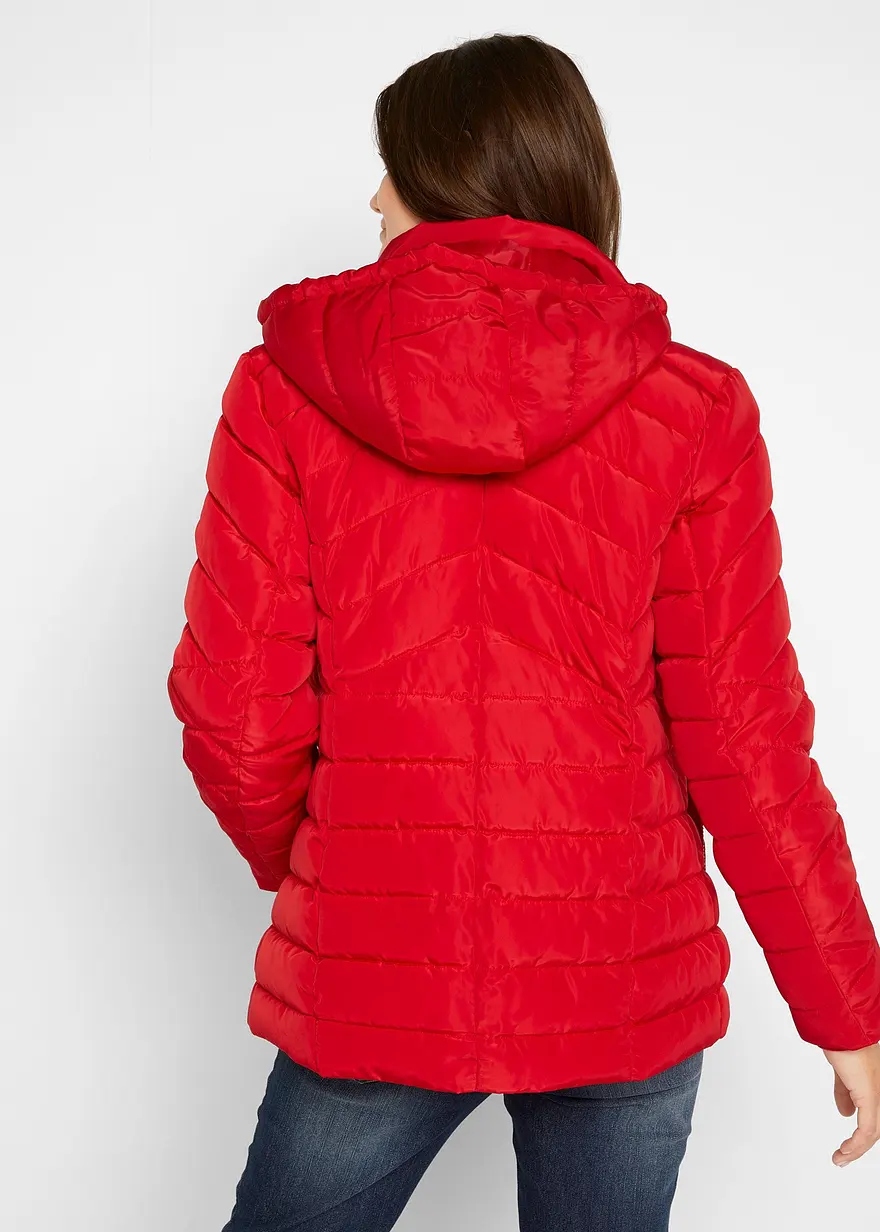 Bonprix Gefütterte Outdoorjacke Mit Seitlichen Eingriffstaschen Und Kapuze