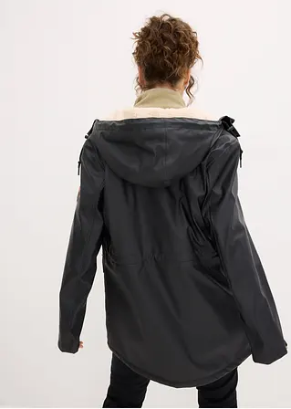 Bonprix Gefütterte Regenjacke Aus Wasserdichtem Material Weit Geschnitten