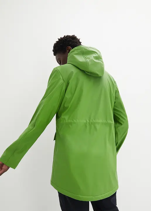 Bonprix Gefütterte Regenjacke Aus Wasserdichtem Material Weit Geschnitten