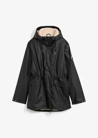 bonprix gefütterte Regenjacke aus wasserdichtem Material weit geschnitten