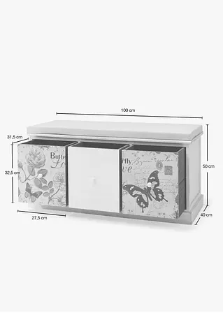 Bonprix Gemütlich Sitzen Und Viel Stauraum - Das Bietet Diese Sitzbank