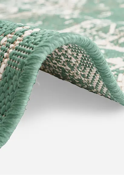 Bonprix Gemütliche Musterung Nicht Nur Für Den Outdoor Bereich - Grün