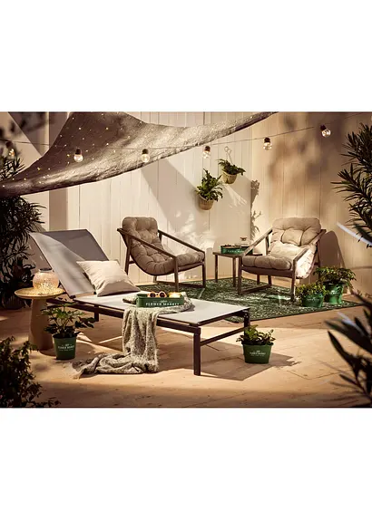 Bonprix Gemütliche Musterung Nicht Nur Für Den Outdoor Bereich - Grün