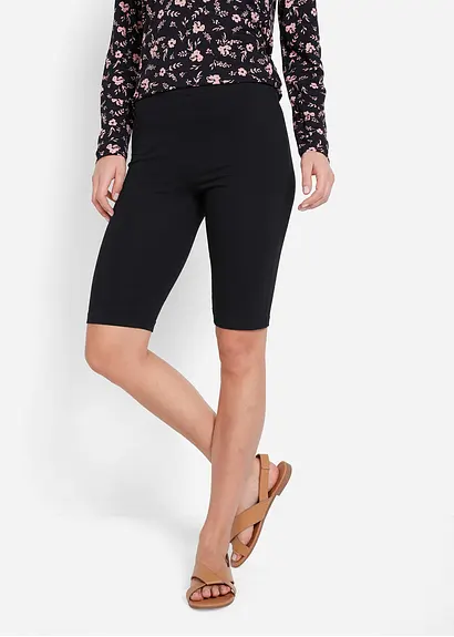 Bonprix Gemütliche Radlerhose Im Doppelpack Mit Elastischen Gummibund