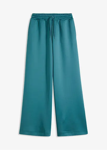 bonprix Gemütliche ultrasofte Loungewear Hose mit Seitentaschen - petrol