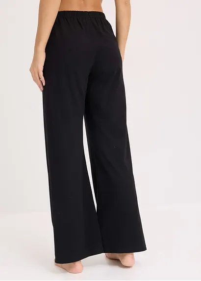 Bonprix Gemütliche Weite Loungewear High-waisted Hose Mit Seitenschlitz