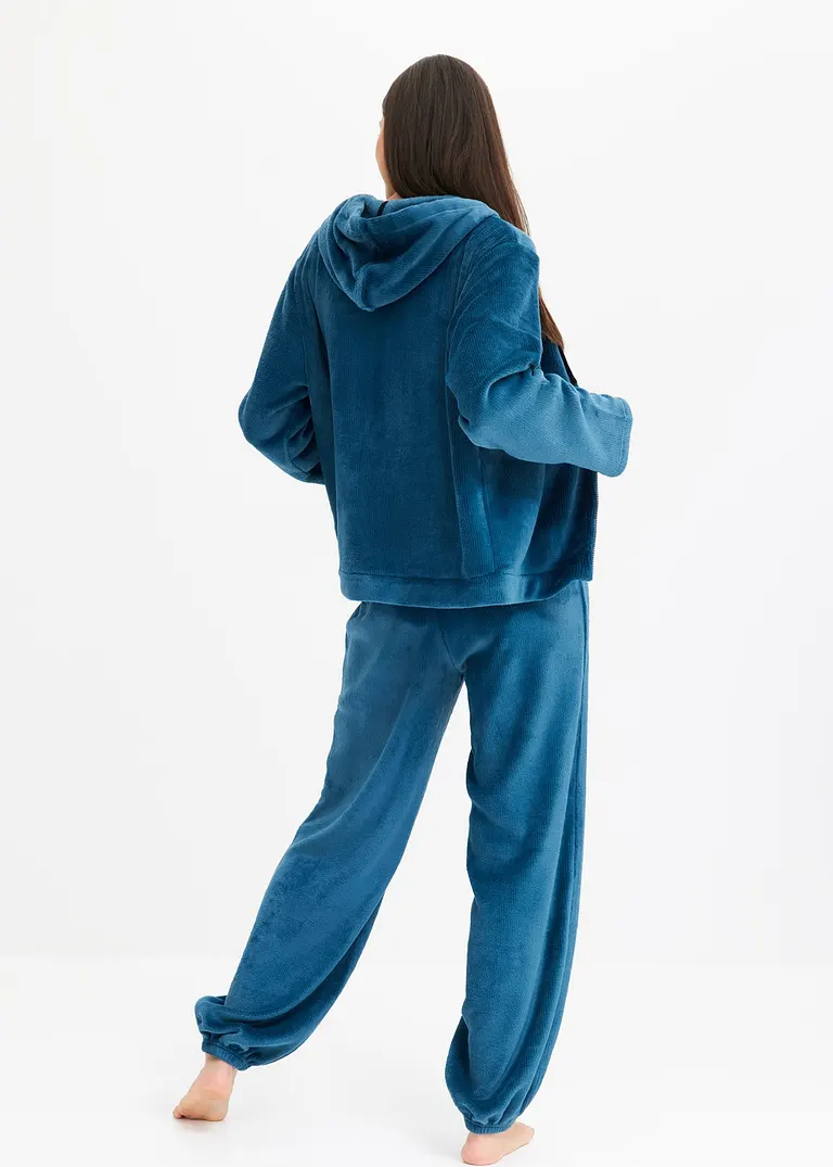 Bonprix Gemütlicher Loungewear Hausanzug Mit Dekorativen Streifen - Damen
