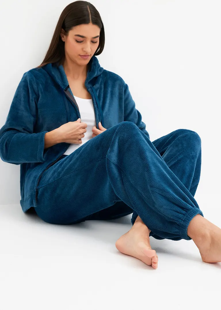 Bonprix Gemütlicher Loungewear Hausanzug Mit Dekorativen Streifen - Damen