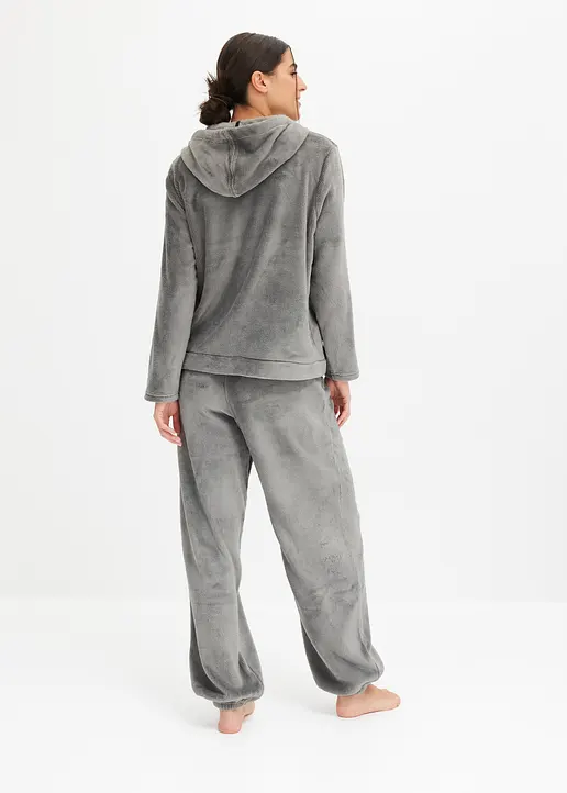 Bonprix Gemütlicher Loungewear Hausanzug Mit Dekorativen Streifen - Damen