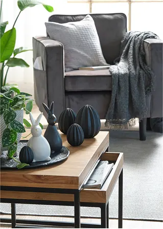 Bonprix Gemütlicher Sessel Mit Weichem Samtbezug - Grau 3-Sitzer Sofa