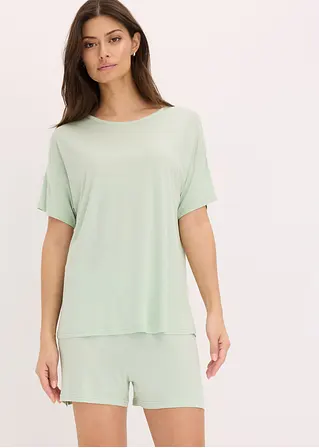 Bonprix Gemütlicher Shorty Im Oversized Schnitt - Hellschilf