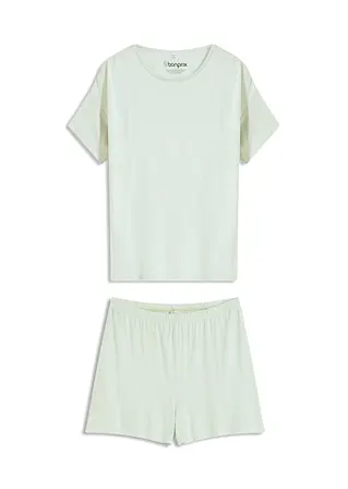 bonprix Gemütlicher Shorty im oversized Schnitt - hellschilf