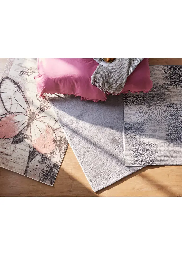 Bonprix Gemütlicher Und Vielseitig Einsetzbarer Teppich - Grau