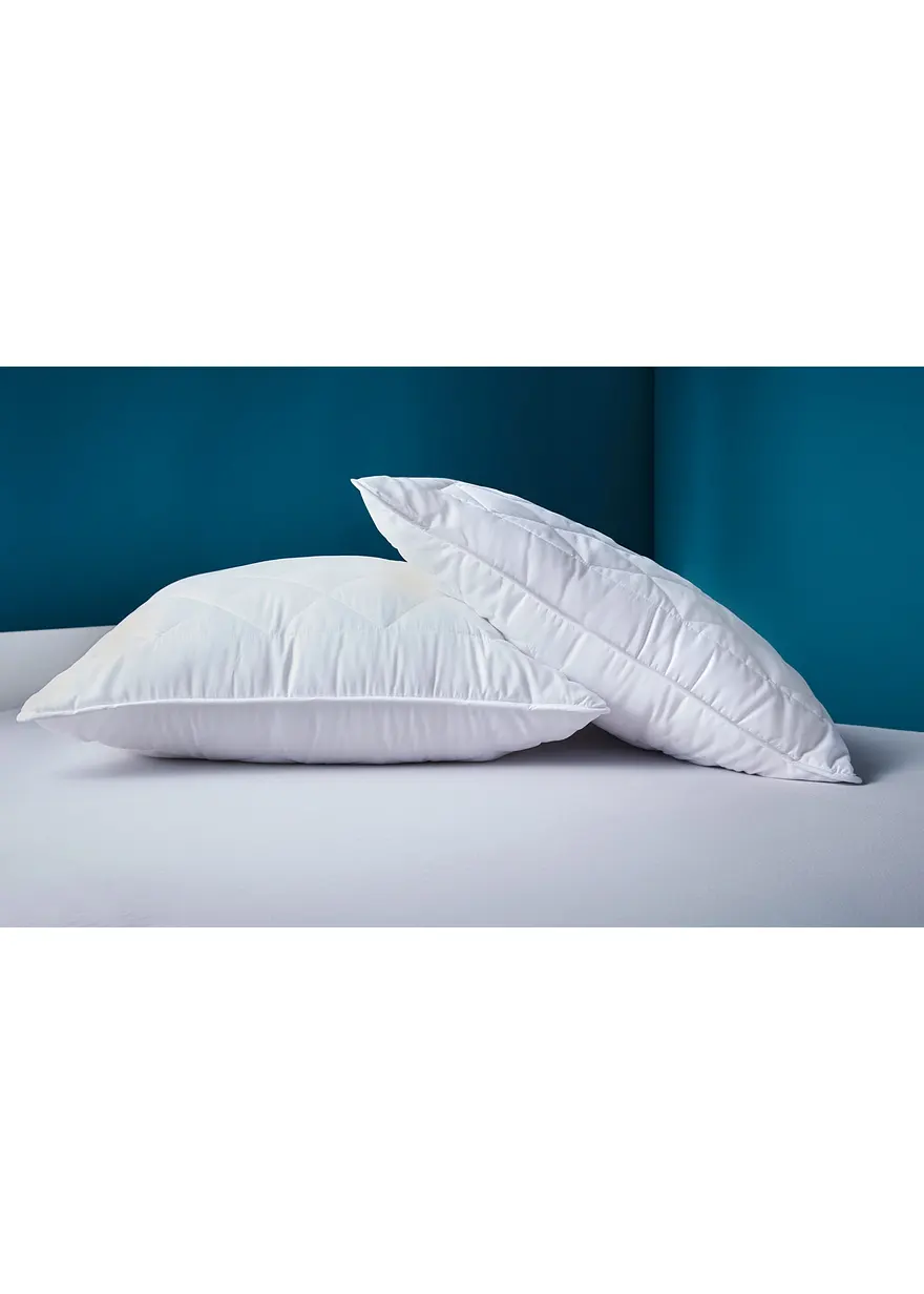 Bonprix Gemütliches Microfaser Kissen - Weiß Kopfkissen