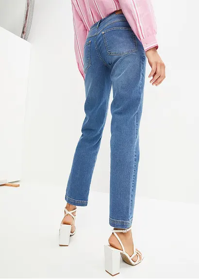 Bonprix Gerade Jeans Mit Stretch Für Komfortables Tragegefühl