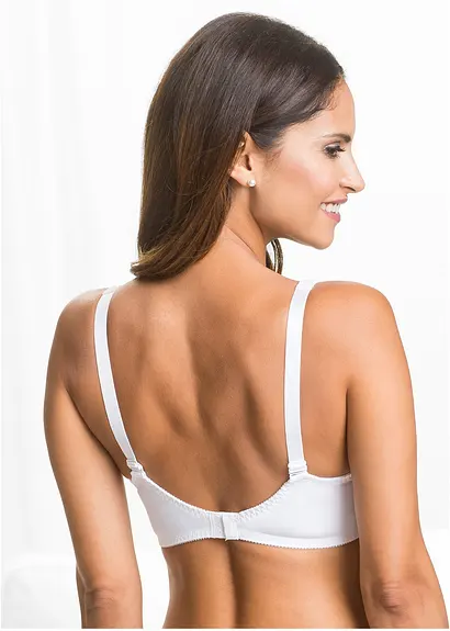 Bonprix Geschmackvoller BH Im Doppelpack - Weiß+weiß/schwarz Cup F