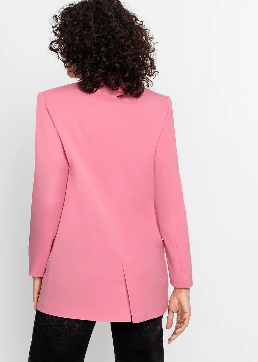 Bonprix Geschmackvoller Doppelreiher-Blazer Mit Praktischen Taschen